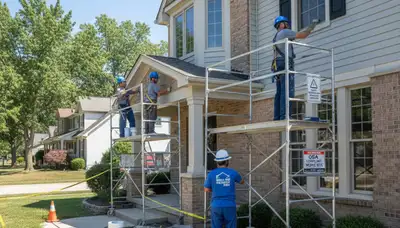 Painting crew serving Highland Park, IL for residential and commercial interior and exterior projects