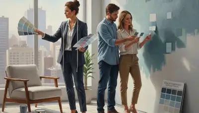 Highland Park, IL painters provide home color consultation for interior and exterior projects