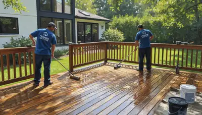 Deck sealing service in Highland Park, IL for weather protection and lasting outdoor wood durability