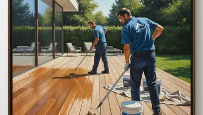 Deck sealing service in Highland Park, IL for weather protection and lasting wood durability