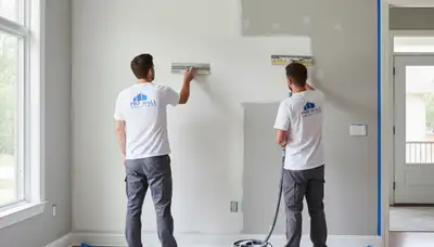 Highland Park, IL drywall repair by Paint Pros for cracks, holes, and settling damage