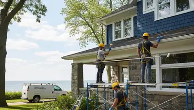Professional painters serving Highland Park, IL for interior and exterior painting projects