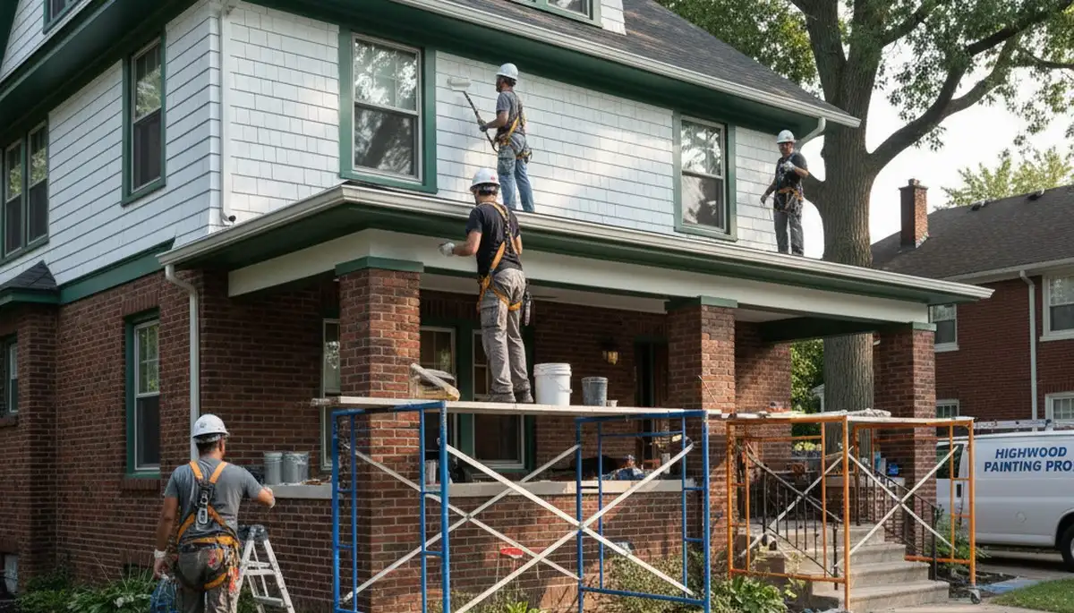 Painting services in Highland Park, IL for residential and commercial properties