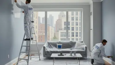 Interior house painting in Highland Park, IL by Highland Park Paint Pros