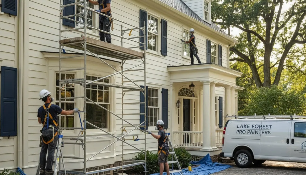 Painting contractor serving Highland Park, IL for interior and exterior home painting services