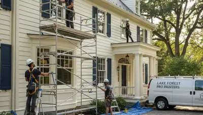 Painting contractor serving Highland Park, IL for interior and exterior home painting services