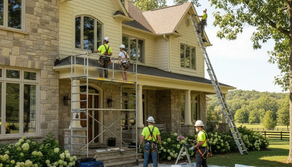 Painting contractor in Highland Park, IL providing professional interior and exterior painting services