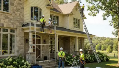 Painting contractor in Highland Park, IL providing professional interior and exterior painting services
