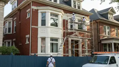 Painting contractor in Highland Park, IL providing professional interior and exterior painting services