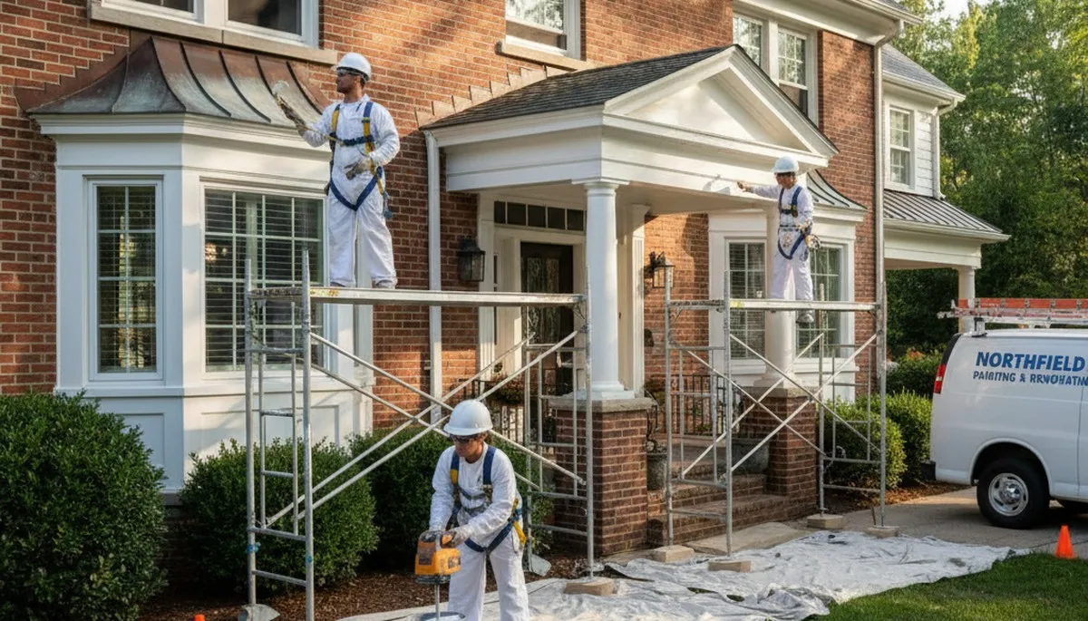 Painting contractor in Highland Park, IL providing professional interior and exterior painting services