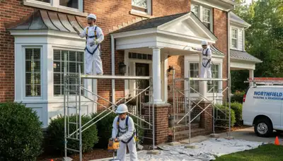Painting contractor in Highland Park, IL providing professional interior and exterior painting services