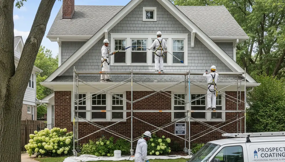 Painting contractor serving Highland Park, IL, for interior and exterior home painting services