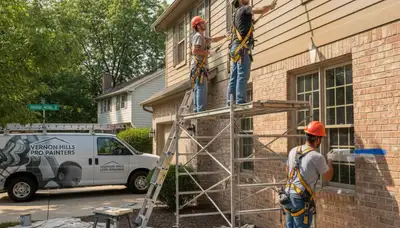 Painting contractor in Highland Park, IL providing professional interior and exterior painting services