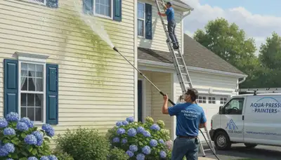 Vinyl siding pressure cleaning in Highland Park, IL for a clean, well-maintained home exterior