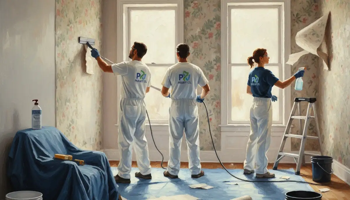 Professional wallpaper removal in Highland Park, IL for North Shore home walls and trim